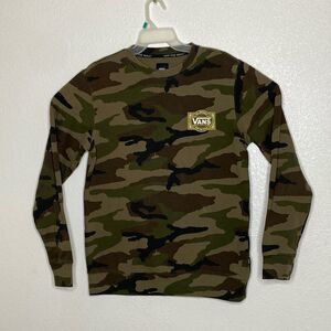 VANS Men’s Camo Sweatshirt Size S